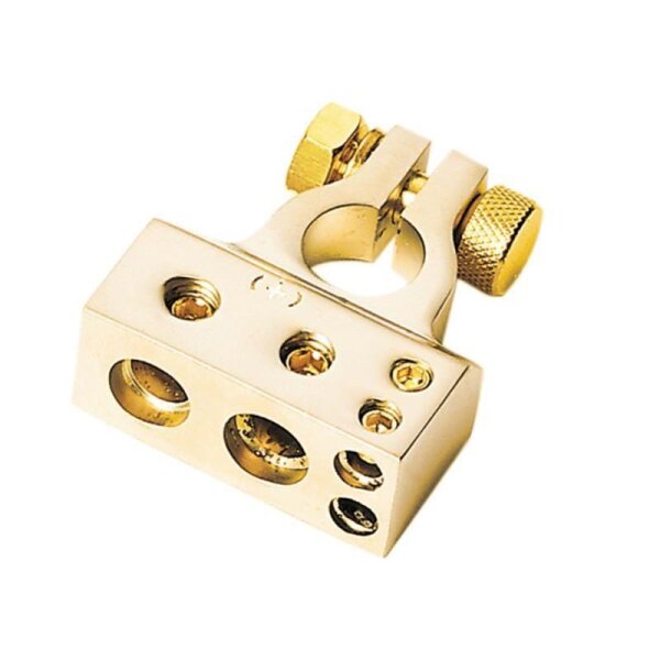 Batterieklemme Pluspol 1 x 35 mm² / 1 x 20 mm² / 2 x 10 mm²