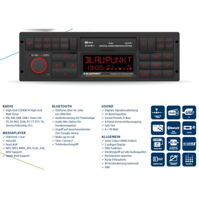 Blaupunkt FRANKFURT RCM82 DAB