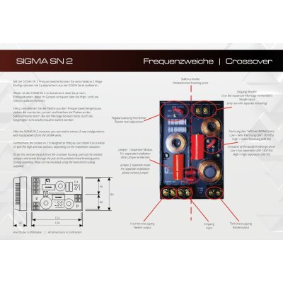 GLADEN SIGMA FREQUENZWEICHE