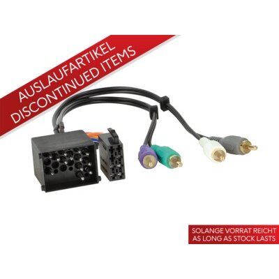 Aktivsystemadapter BMW/Landrover/Rover 17Pin>Cinch