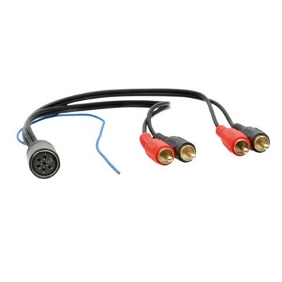 Aktivsystemadapter Volvo 6Pin DIN>Cinch