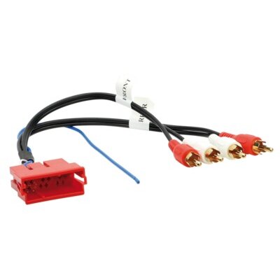 Aktivsystemadapter Audi 2/4 Kanal Mini ISO>Cinch