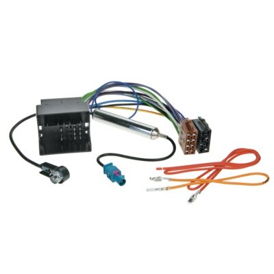 ISO Adapterkabel Audi/Seat/Skoda/VW Quadlock/Fakra>ISO