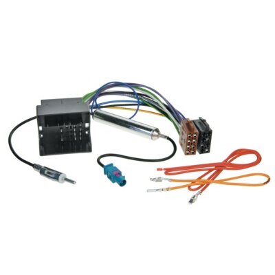 ISO Adapterkabel Audi/Seat/Skoda/VW Quadlock/Fakra>DIN