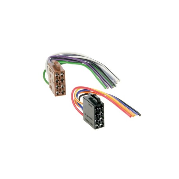 Radioadapter ISO Strom/Lautsprecher>lose Kabel 15cm