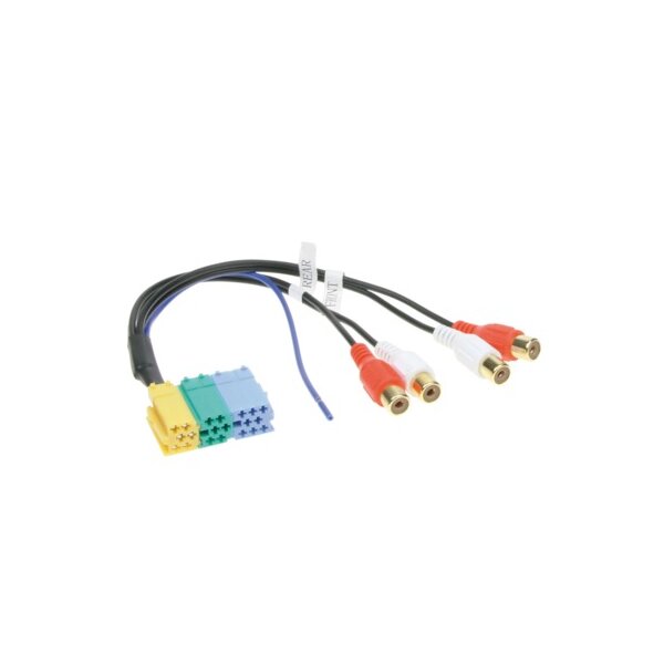 Vorverstärkeradapter Mini ISO > Cinch