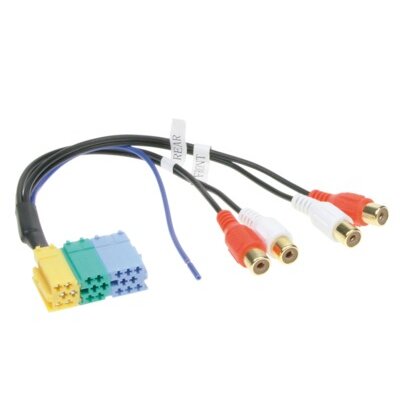 Vorverstärkeradapter Mini ISO > Cinch