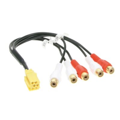 Vorverstärkeradapter Mini ISO > Cinch