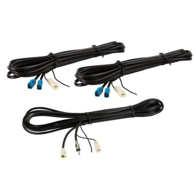 Antennenkabel Kit Fakra(f)>DIN(m)/2xFakra(f) FM/DVB-T/GPS