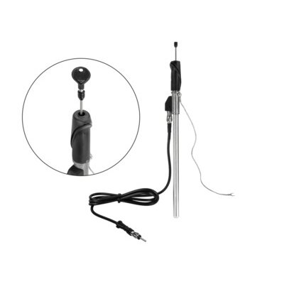 Teleskopantenne AM/FM VW Golf III/Golf IV Cabrio chrom