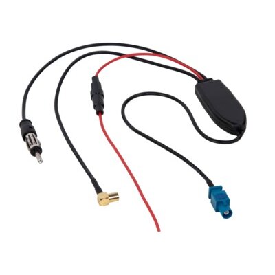 Antennensplitter AM/FM DAB+ Fakra(m)>DIN(m)/SMB(f)