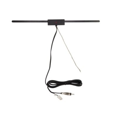 Glasklebeantenne AM/FM DIN(m) 12V extern