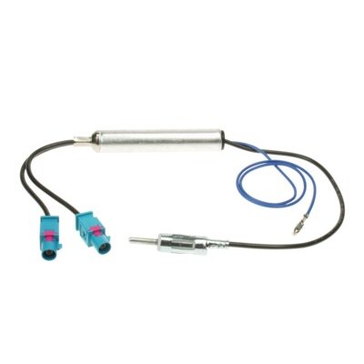 Antennenadapter Fakra(m)(x2)>DIN(m) 12V Phantom
