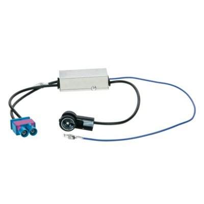 Antennenadapter Fakra(m)(doppelt)>ISO(m) 12V Phantom
