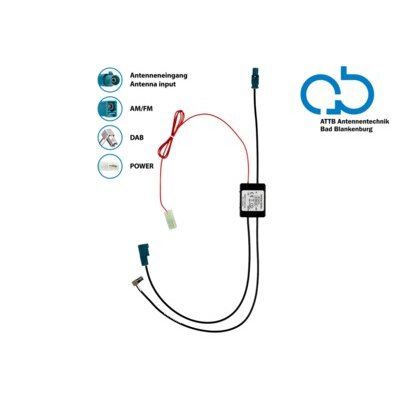 Antennensplitter AM/FM DAB+ Fakra>Fakra(f)/SMB(f)...