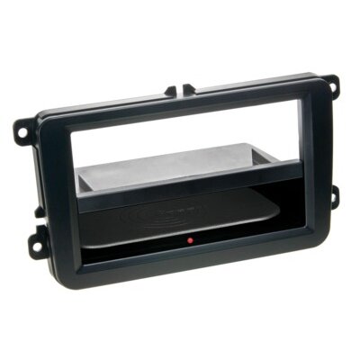 2-DIN Radioblende INBAY® Seat/Skoda/VW schwarz