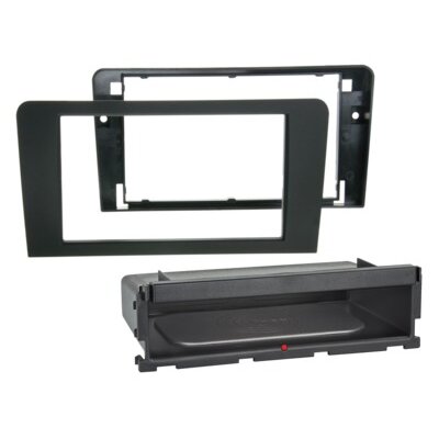 2-DIN Radioblende INBAY® Audi A3 2003-2013 Rubber Touch