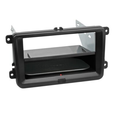 2-DIN Radioblende INBAY® Seat/Skoda/VW Rubber Touch