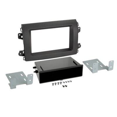 2-DIN Radioblende mit Fach Citroen/Fiat/Opel/Peugeot