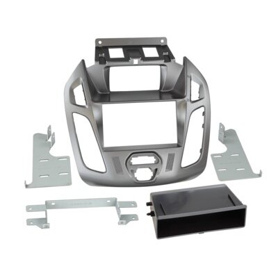2-DIN Radioblende mit Fach Ford Connect Display silber