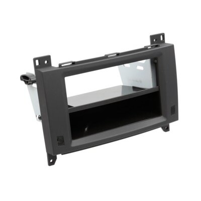 2-DIN Radioblende mit Fach Mercedes Fahrzeuge Rubber Touch