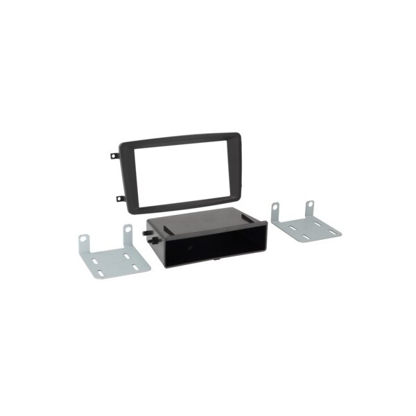 2-DIN Radioblende mit Fach Mercedes C/CLK/G/Vito/Viano