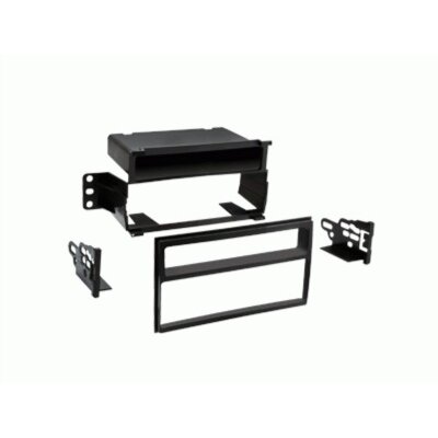 1-DIN Radioblende mit Fach Nissan Juke/Tiida/Versa schwarz