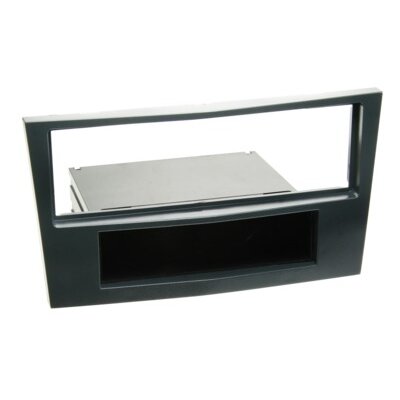 1-DIN Radioblende mit Fach Opel stealth-black
