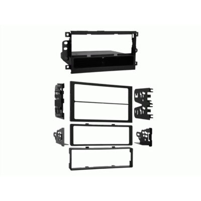 2-DIN Radioblende mit Fach GM/Isuzu/Suzuki schwarz