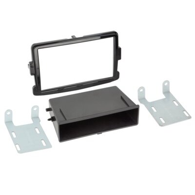 2-DIN RB mit Fach Dacia/Fiat/Nissan/Opel/Renault Klavierlack