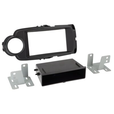 2-DIN Radioblende mit Fach Toyota Yaris 09/2014-03/2020