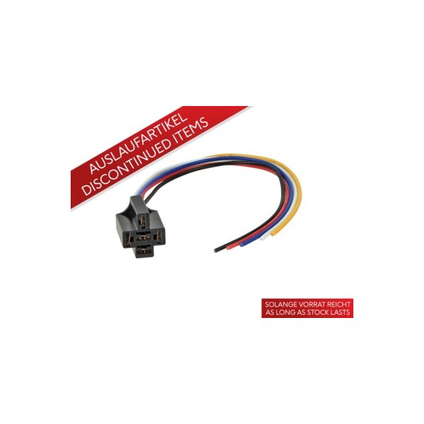 Schließerrelais Relaissockel Kabel 30 cm