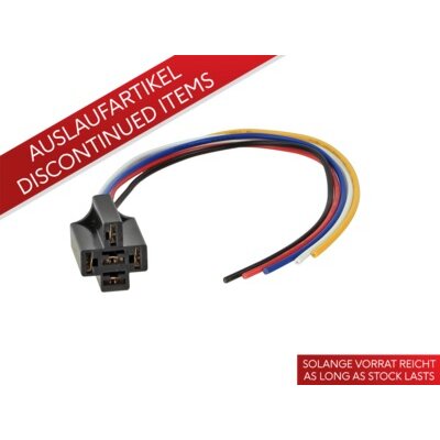 Schließerrelais Relaissockel Kabel 30 cm
