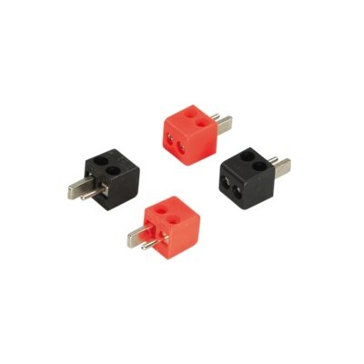 Lautsprecher Stecker DIN(m) 2 x rot/2 x schwarz 2,5 mm²