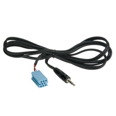 Aux In Adapter VW Mini-ISO (blau)