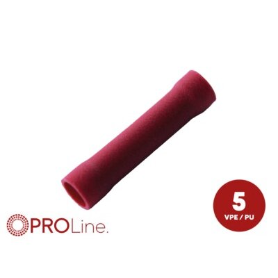 Stoßverbinder 0,5mm²-1,5mm² rot EE 5...