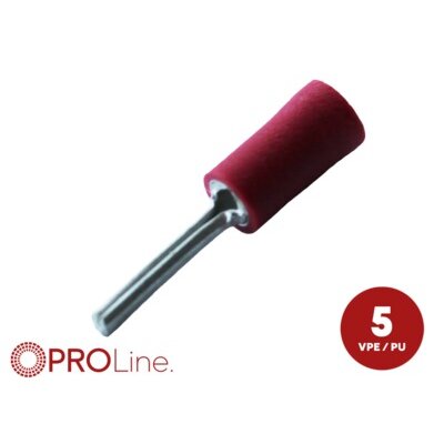 Stiftkabelschuh 0,5mm²-1,5mm²/12mm rot EE 5...