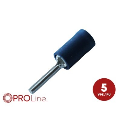 Stiftkabelschuh 1,5mm²-2,5mm²/12mm blau ST 5...