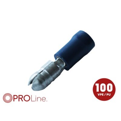 Rundstecker 1,5mm²-2,5mm²/5,0mm blau ST 100...
