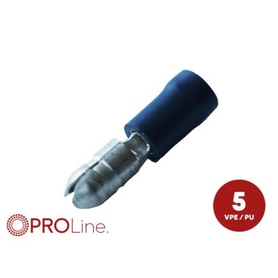 Rundstecker 1,5mm²-2,5mm²/5,0mm blau ST 5...