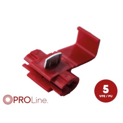 Abzweigverbinder 0,5mm²-1,0mm² rot OT 5 Stück