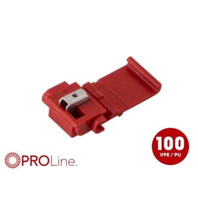 Abzweigverbinder 0,5mm²-1,0mm² rot DT 100...