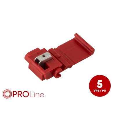 Abzweigverbinder 0,5mm²-1,0mm² rot DT 5 Stück