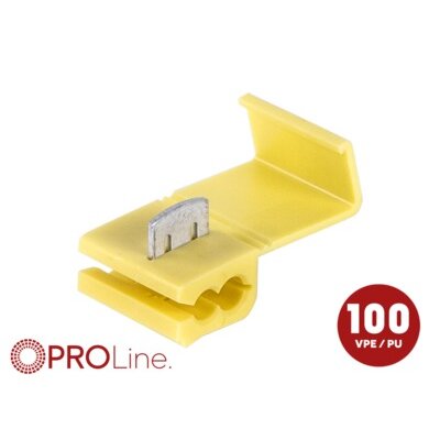 Abzweigverbinder 4,0mm²-6,0mm² gelb OT 100...