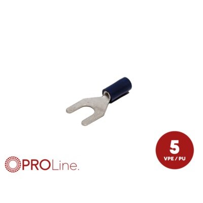 Gabelkabelschuh 1,5mm²-2,5mm²/6.5mm blau ST 5...
