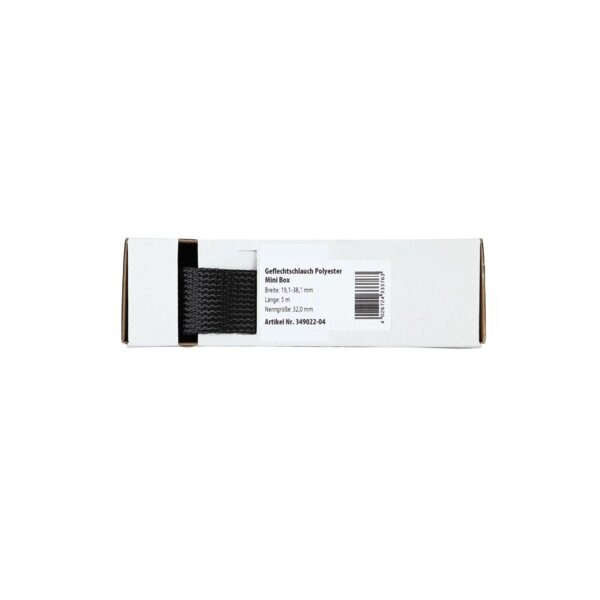 Geflechtschlauch Mini Box 19,1-38,1 mm / 5 m