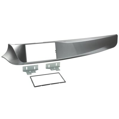2-DIN Radioblende Alfa Romeo Guiletta 05/2010-10/2013 silber