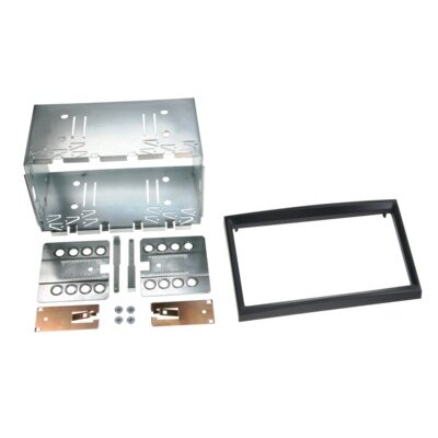 2-DIN Radioblende Citroen/Fiat/Peugeot/Toyota schwarz