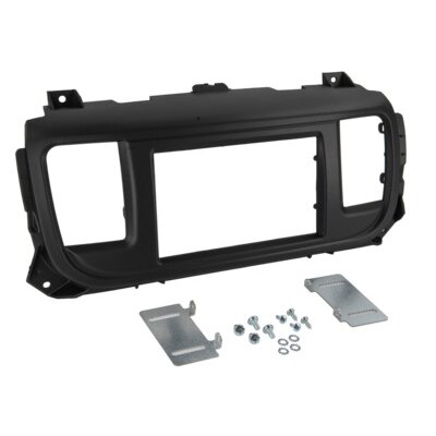 2-DIN Radioblende Citroen/Opel/Peugeot/Toyota schwarz