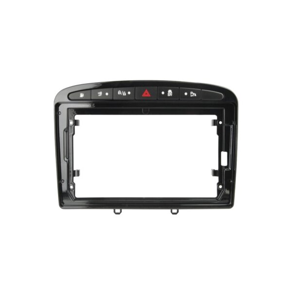 9" Radioblende Peugeot 308 09/2007-07/2015 Klavierlack